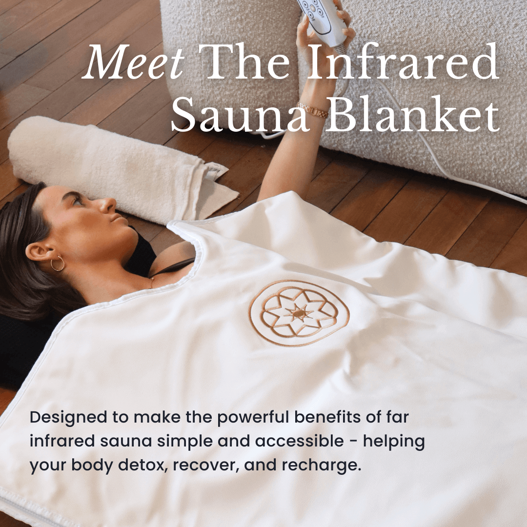 the top selling white infrared sauna blanket in use at home